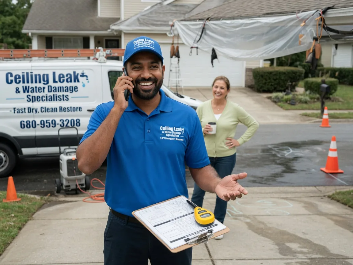 Ceiling Leak Cleanup Gail, TX FAQs
